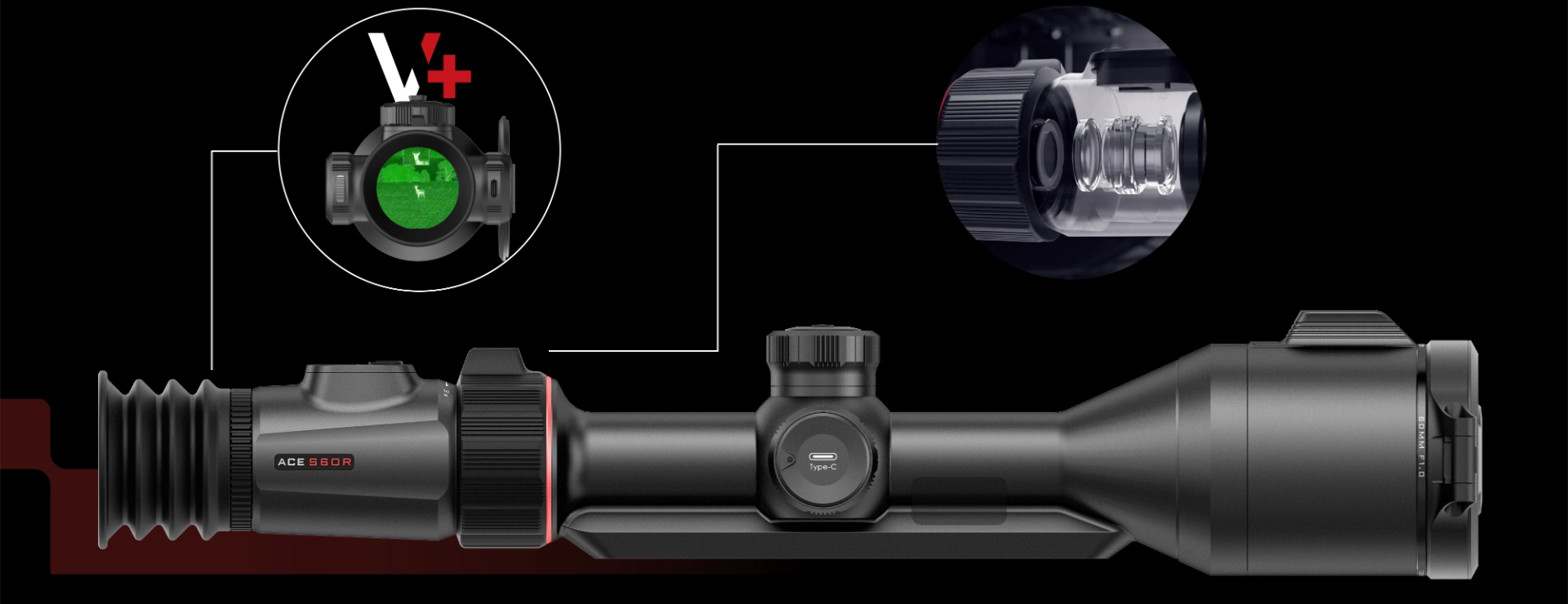 PLACEHOLDER - NOCPIX ACE S60R z szyną - system Vision+