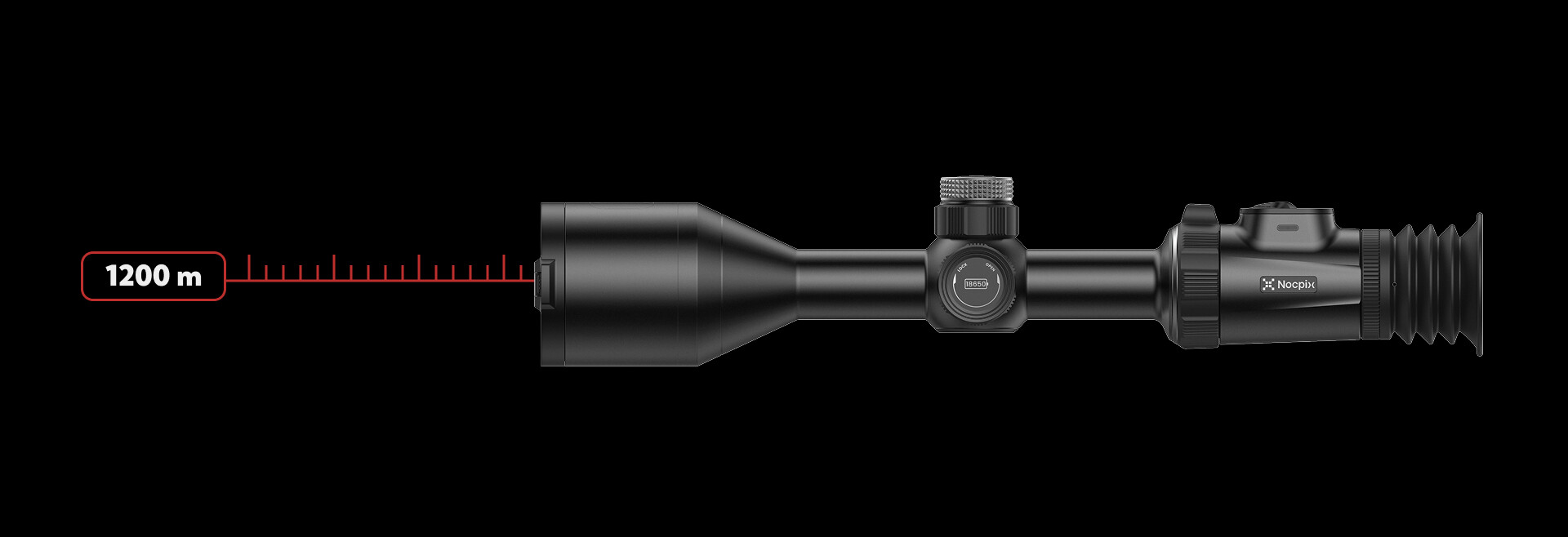 NOCPIX NITE D50R PRO - dalmierz laserowy LRF 1200 m