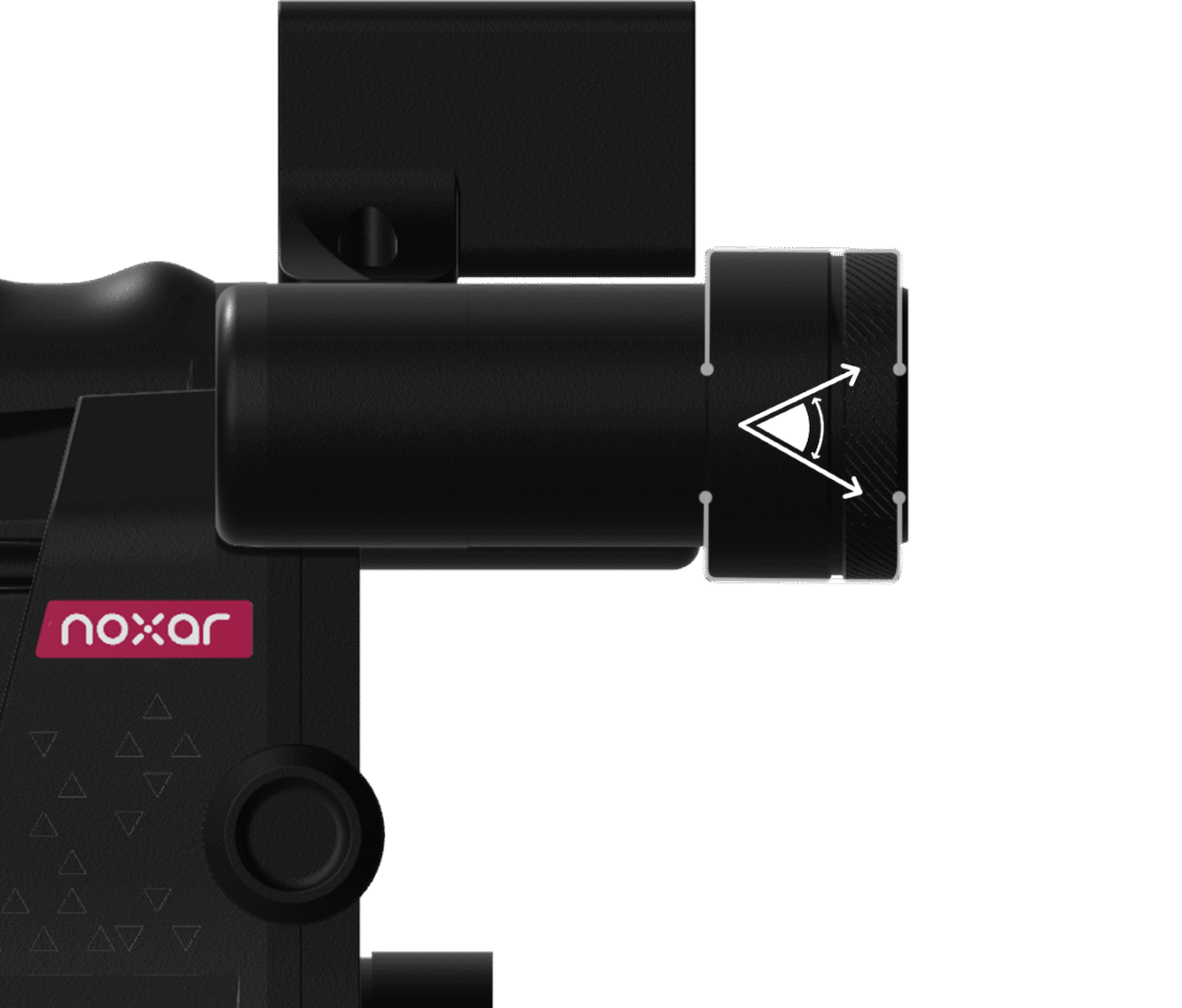 Regulowany kąt podczerwieni