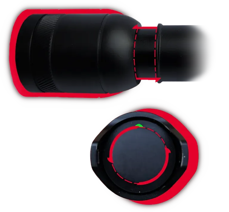 Regulowany kąt podczerwieni