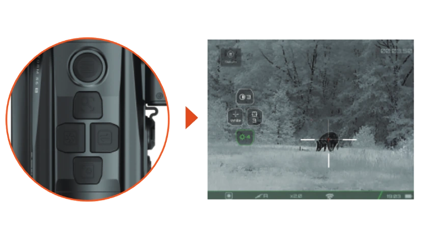 RIX STORM S3R - celownik termowizyjny system-sterowania