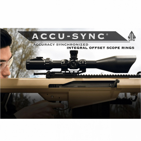 Leapers UTG Accu-Sync 30/22 Cantilever 50 mm czarny - montaż jednoczęściowy (średni) 