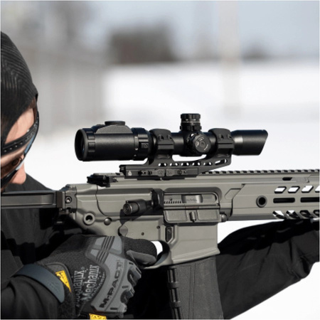 Leapers UTG Accu-Sync 30/22 Cantilever 50 mm czarny - szybki montaż jednoczęściowy (wysoki)